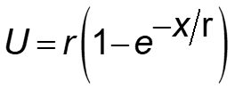 exponential utility function equation